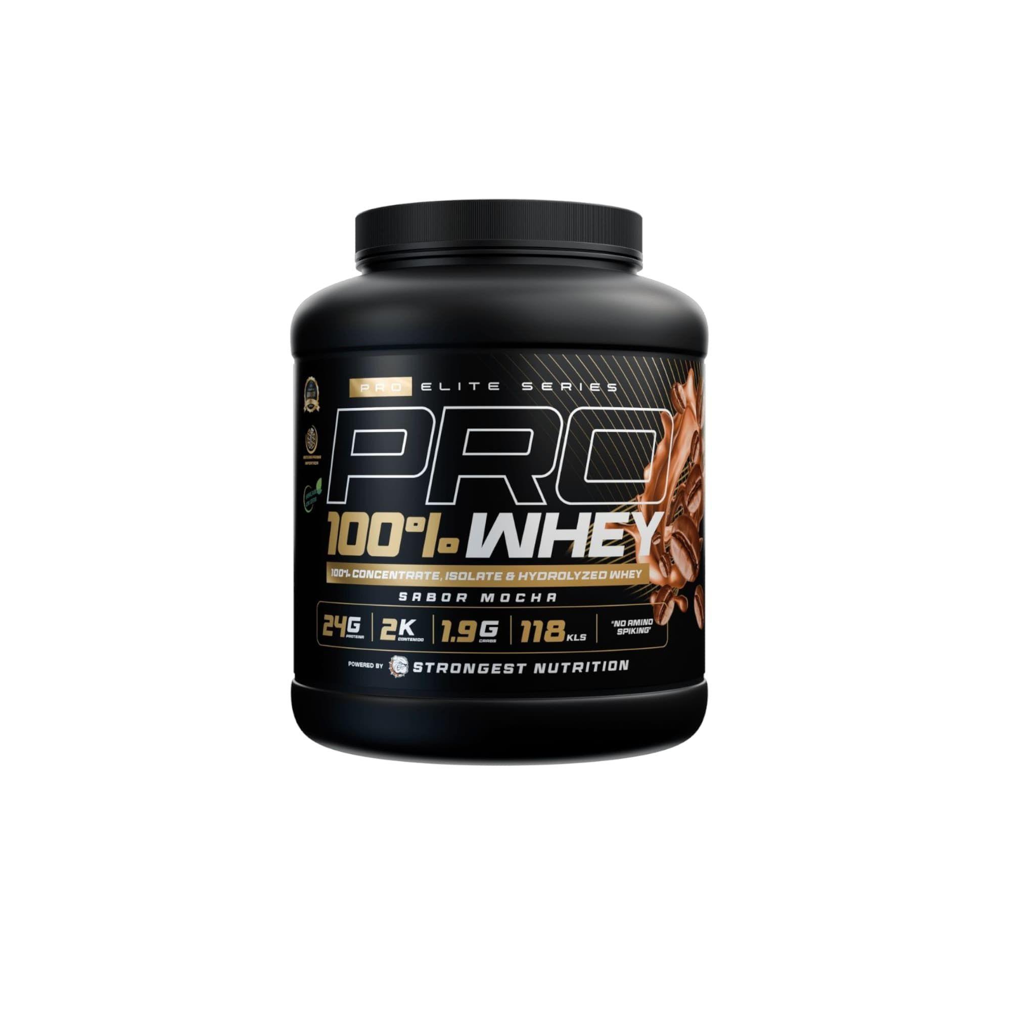PROTEINA PRO 100% WHEY 2KG MOCHA - STRONGEST-0