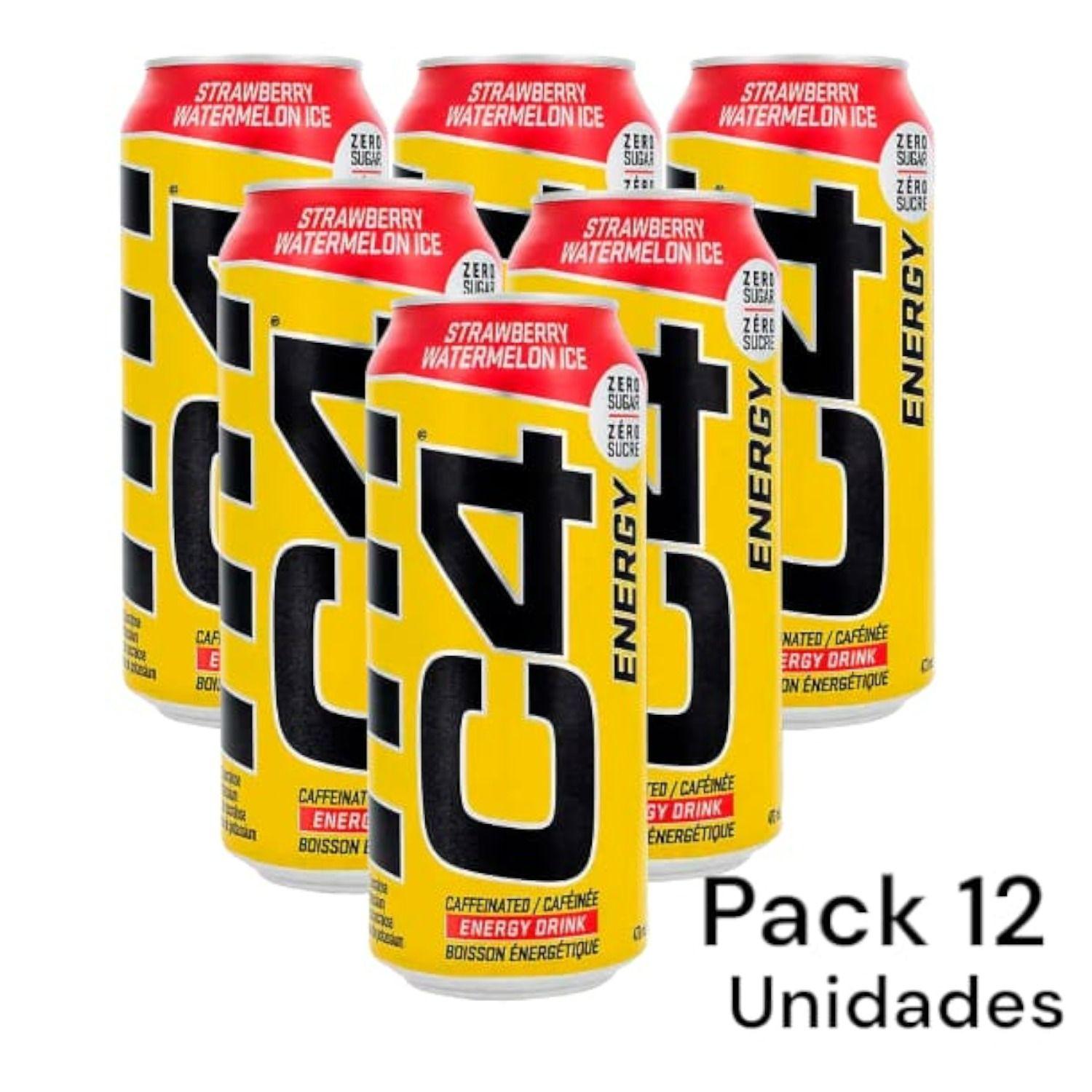 pack 12 energeticas c4 473ml  c/u cellucor - Strawberry watermelon-0
