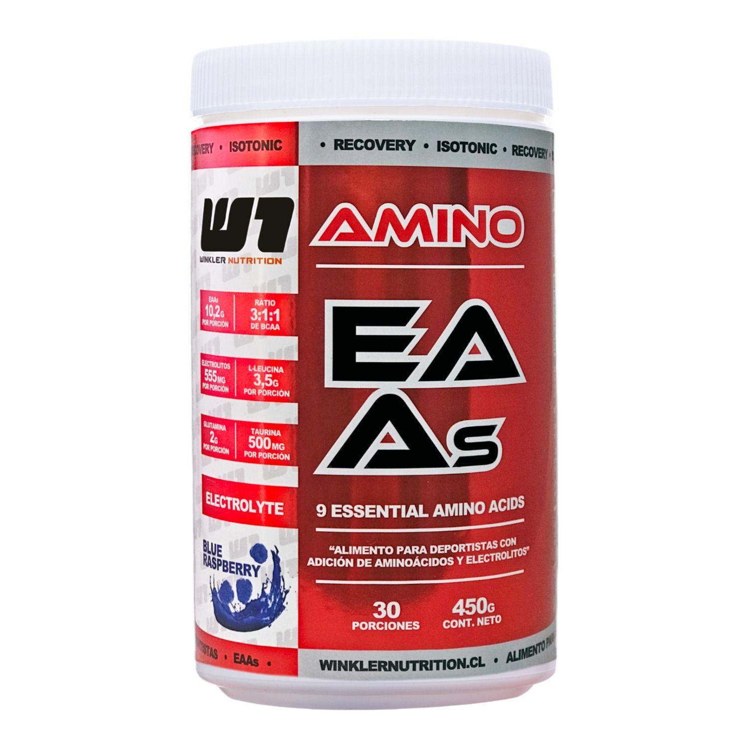 Aminoácidos Esenciales EAAs BCAAs Electrolitos Blue Raspberry 450g-0