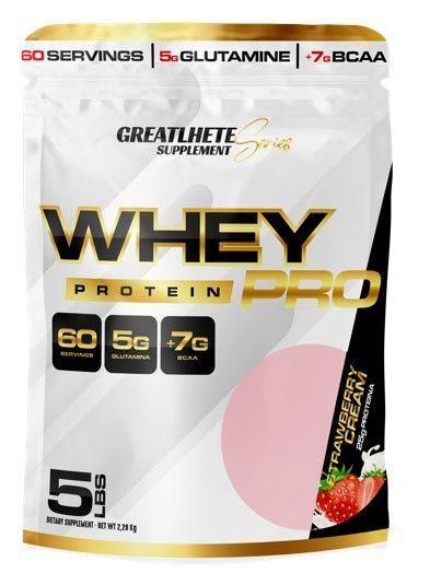 Whey protein pro 5 libras greatlhetes frutilla-0