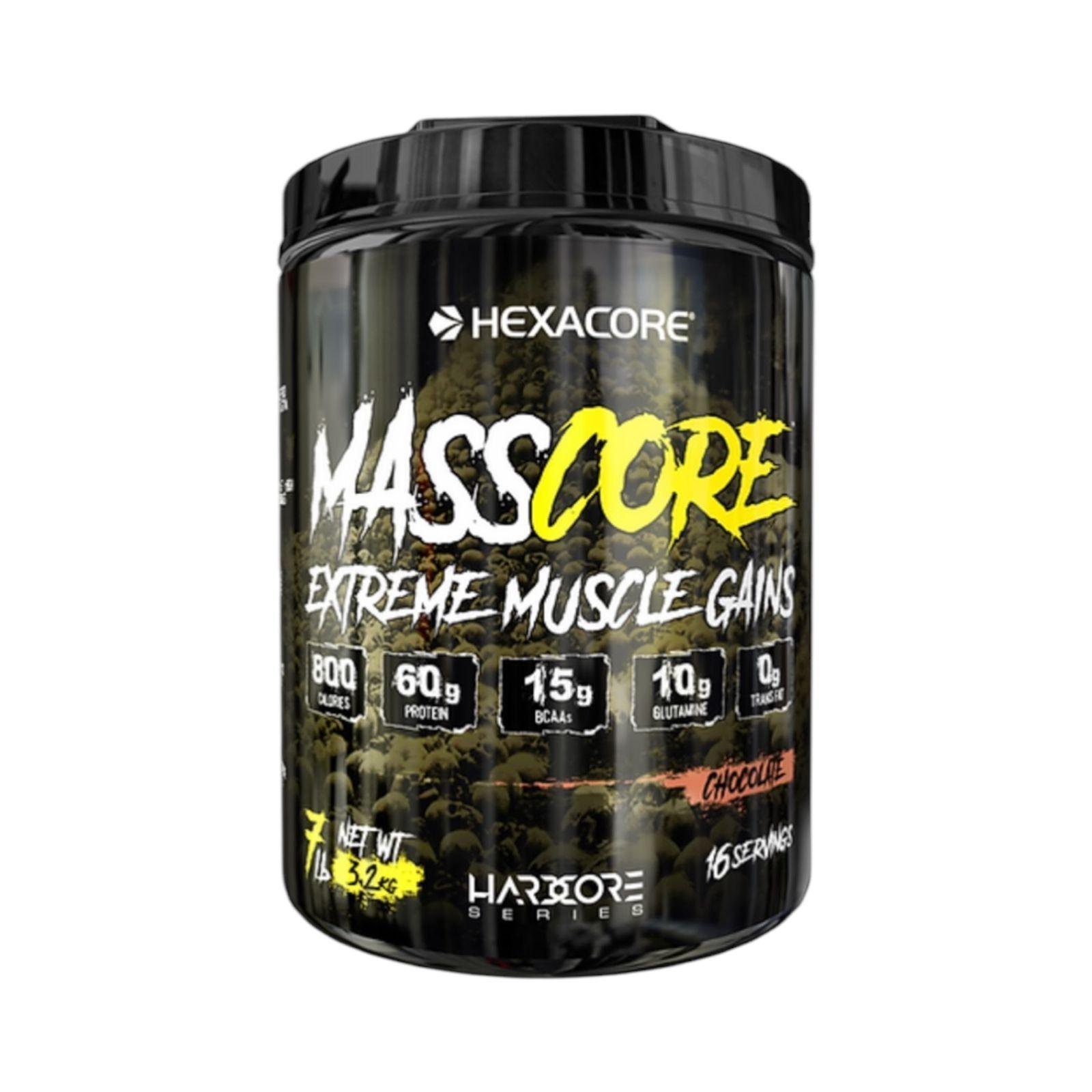 GANADOR MASSCORE EXTREME MUSCLE GAINS 7 LBS CHOCOLATE - HEXACORE-0
