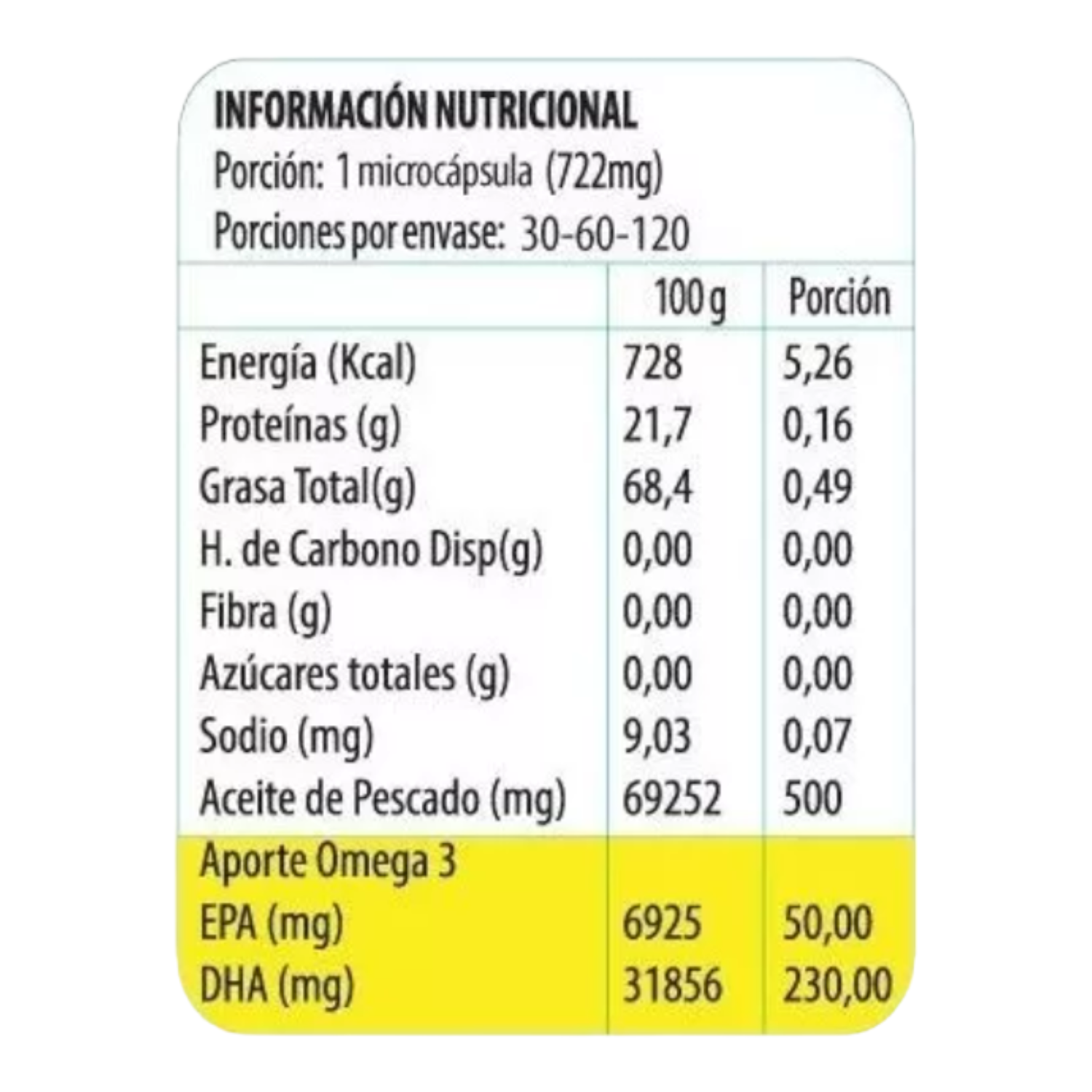 Omega Up JUNIOR Ultra DHA 120 microcápsulas - NEWSCIENCE-1