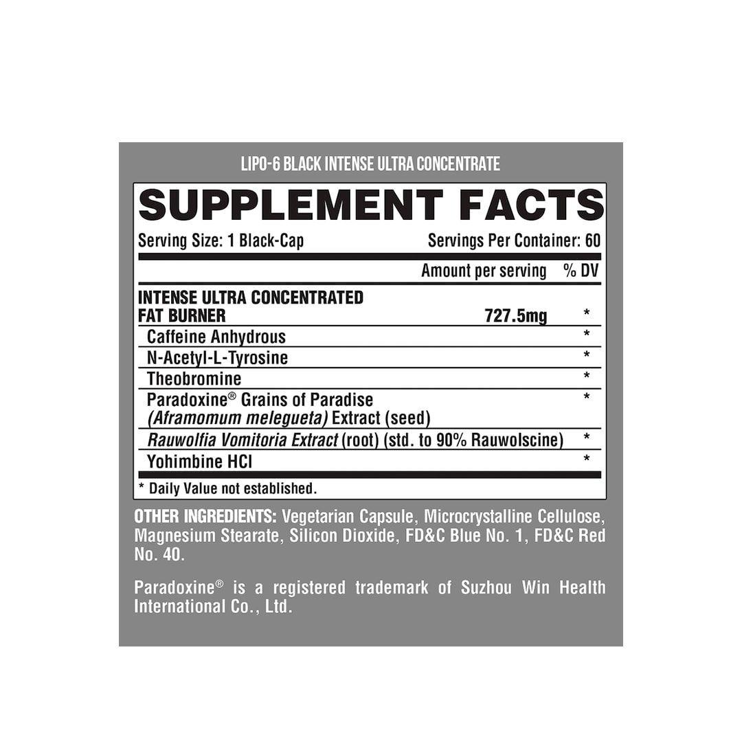 Lipo 6 black intense 60 Capsulas - Nutrex-1