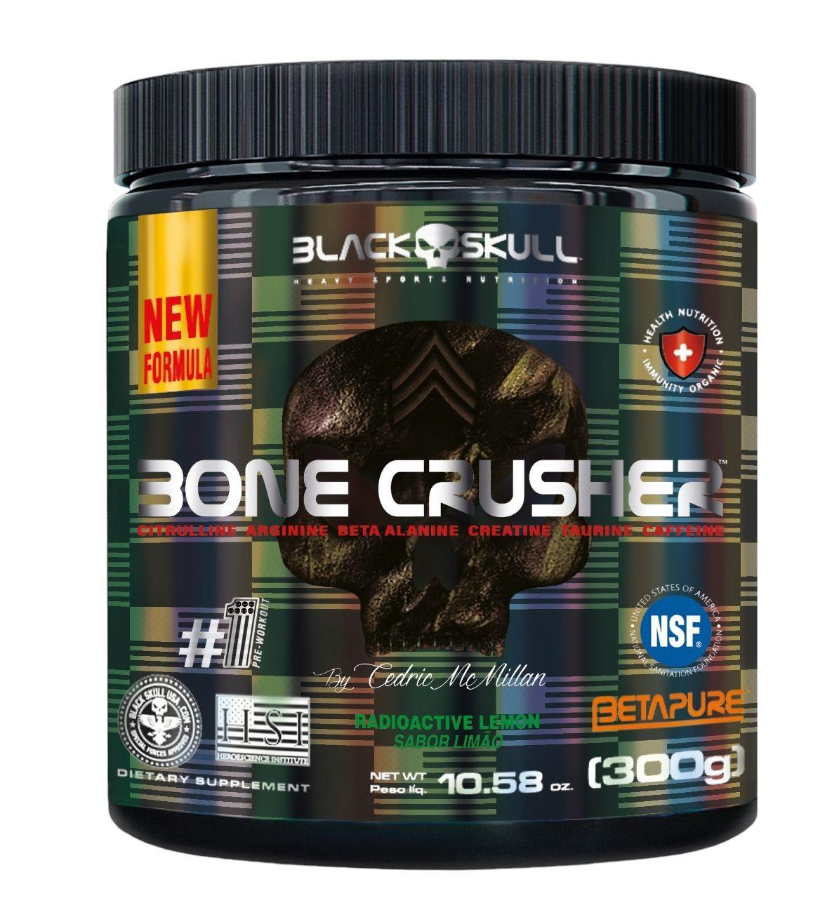 Bone Crusher New - 300g Radioactive Lemon - Black Skull-0