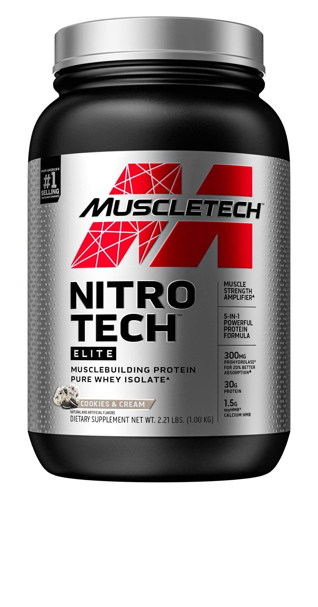Nitro Tech Elite 1 Kilo - Cookies & Cream - Muscletech-0