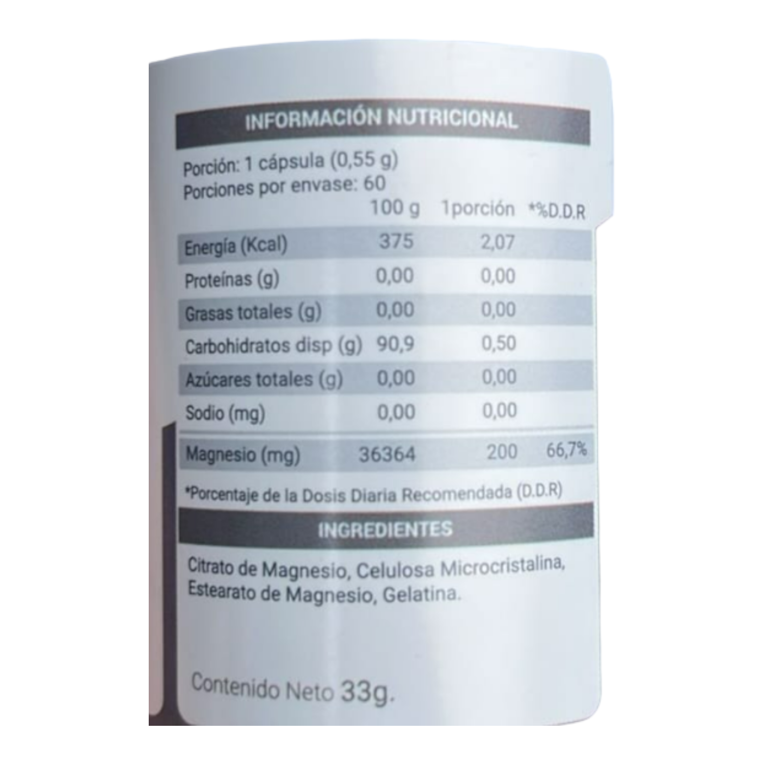 CITRATO DE MAGNESIO 200MG 60 CÁPSULAS – SPRINGLIFE-1