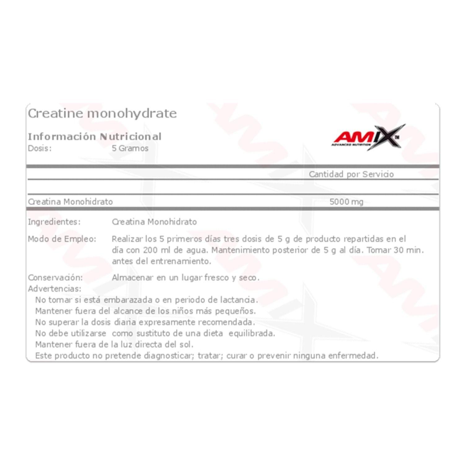 Creatina Monohidrato . Amix 300 Grs-1