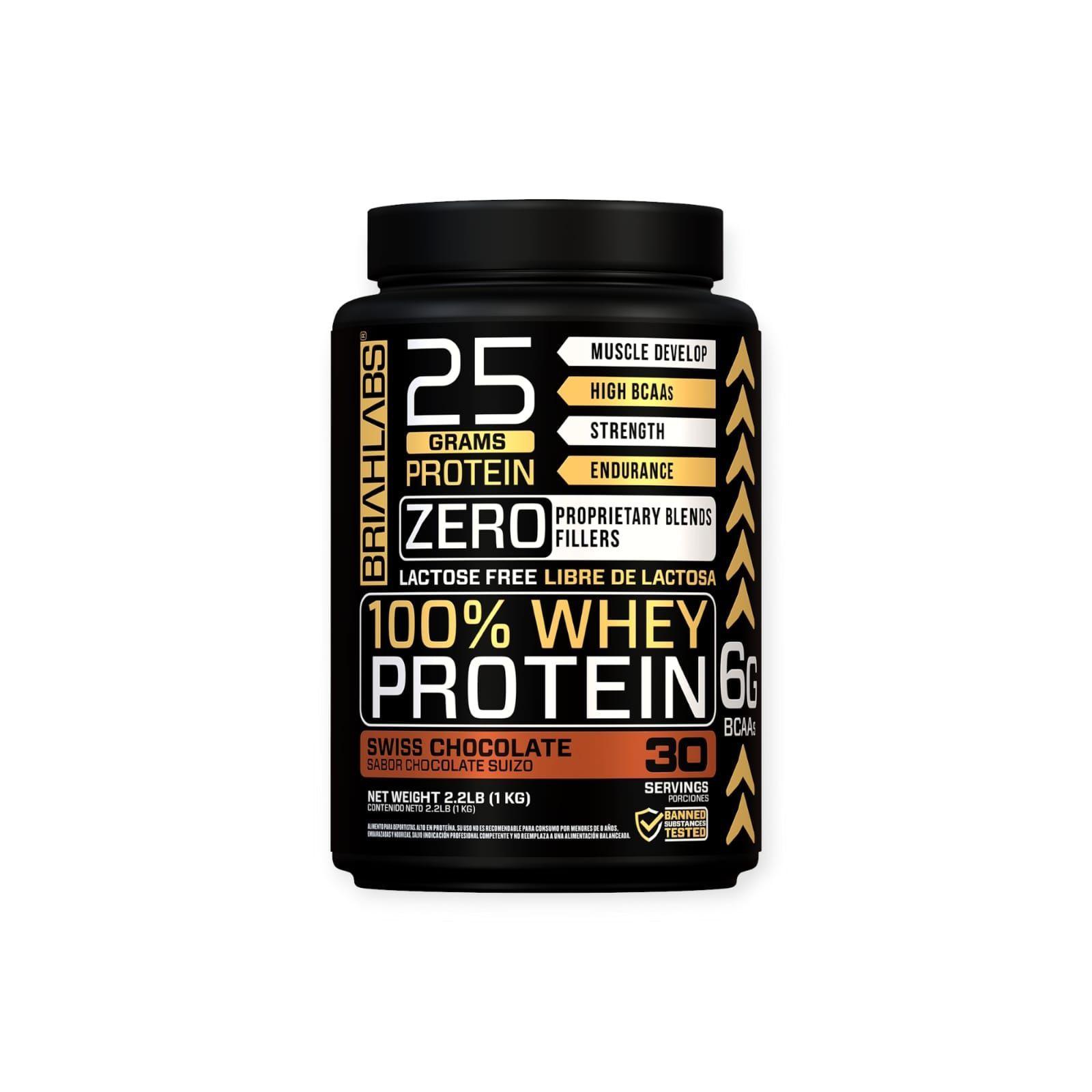 PROTEINA 100% WHEY PROTEIN 1 KILO CHOCOLATE - BRIAHLABS-0
