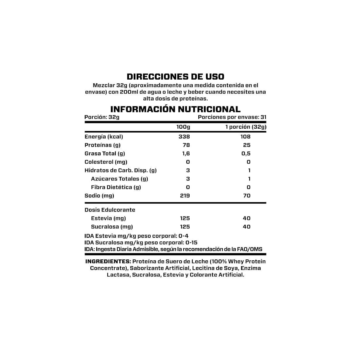 PROTEINA 100% WHEY PROTEIN 1 KILO CHOCOLATE - BRIAHLABS-1