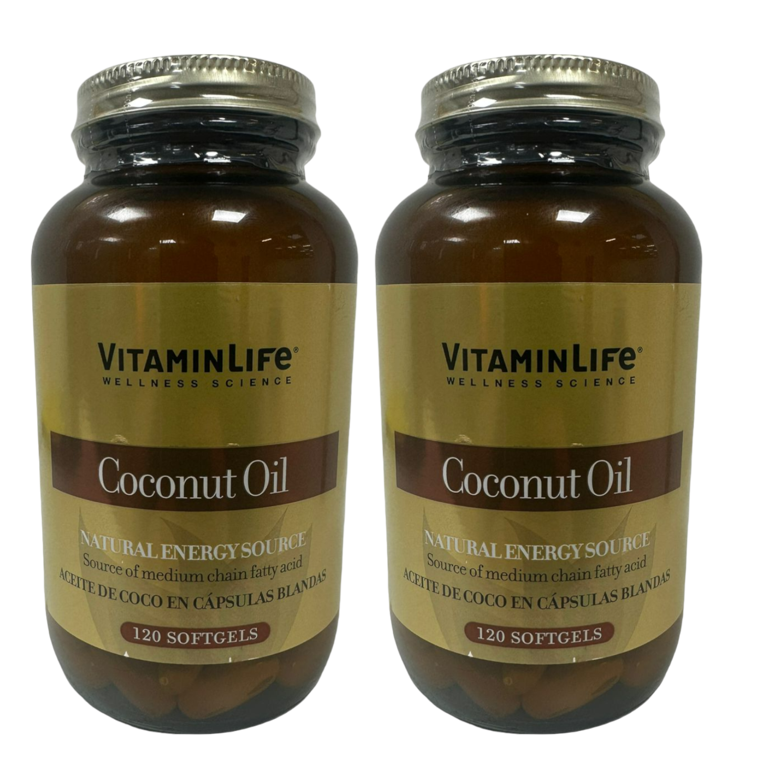 PACK 2 COCONUT EXTRA VIRGEN ACEITE DE COCO 240CÁPS-0