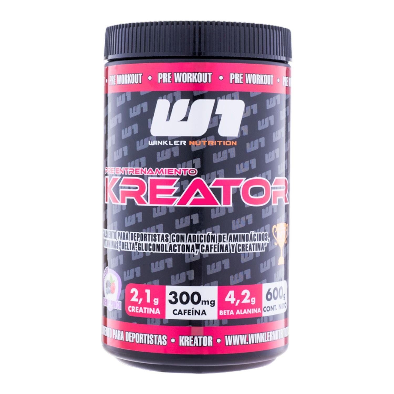 Pre Entreno Kreator sabor Cherry gum 600 grs.- 30sv  Winkler Nutrition-0