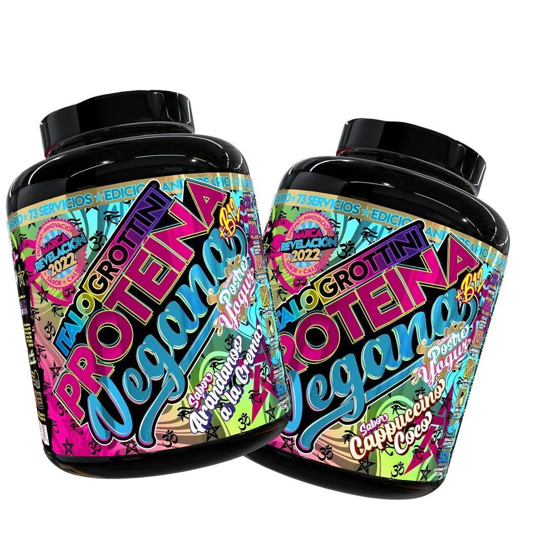2 PROTEINAS VEGANAS 5LB I.G. ARANDANOS - CAPPUCCINO-0