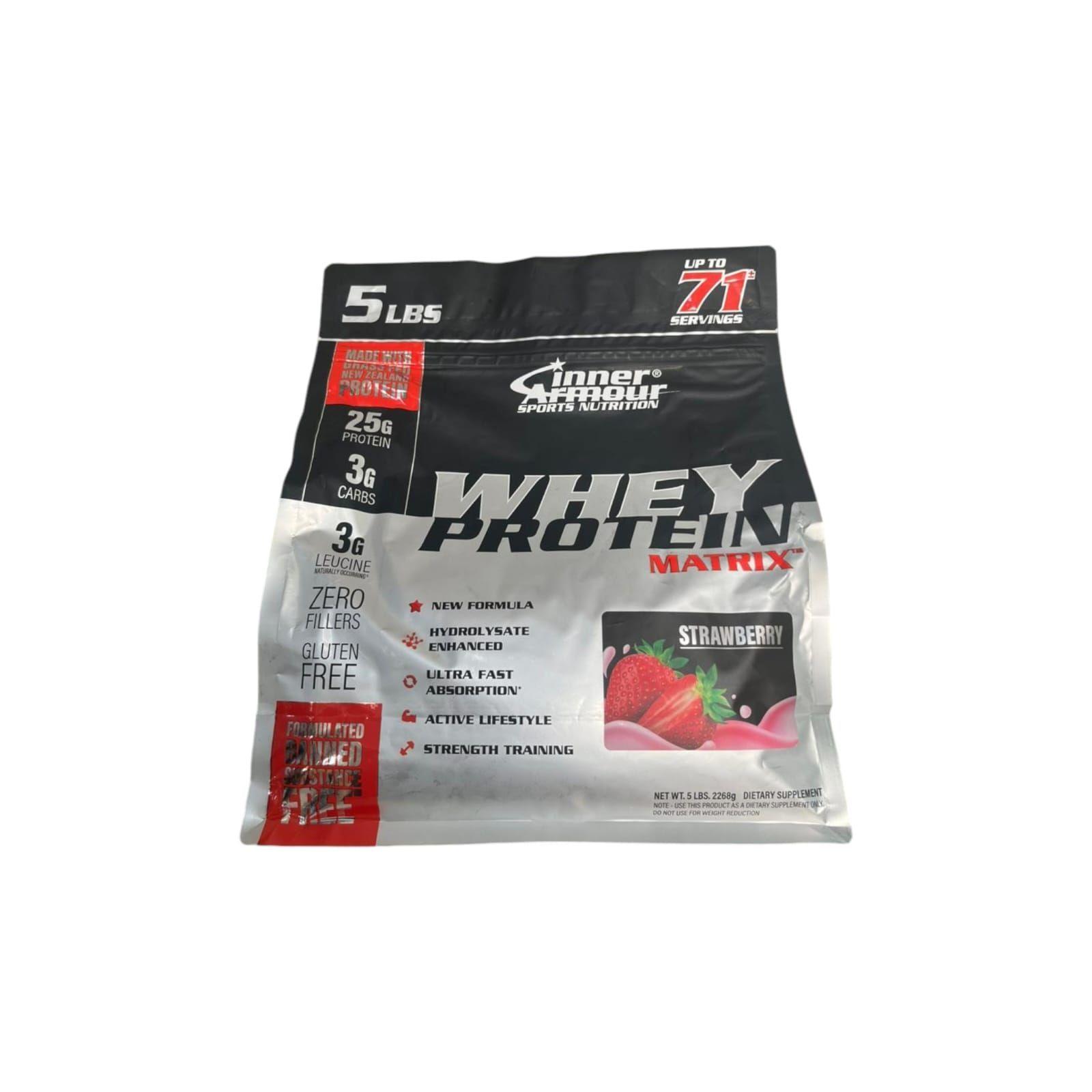 PROTEINA WHEY PROTEIN MATRIX 5LBS 71 SV FRUTILLA - INNER ARMOUR-0