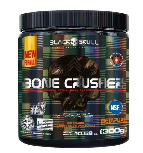 Bone Crusher New - 300g Hot Orange - Black Skull-0