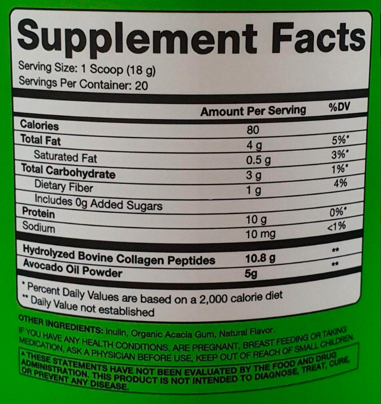 Avocollagen rsp colageno en polvo 360 gr-1