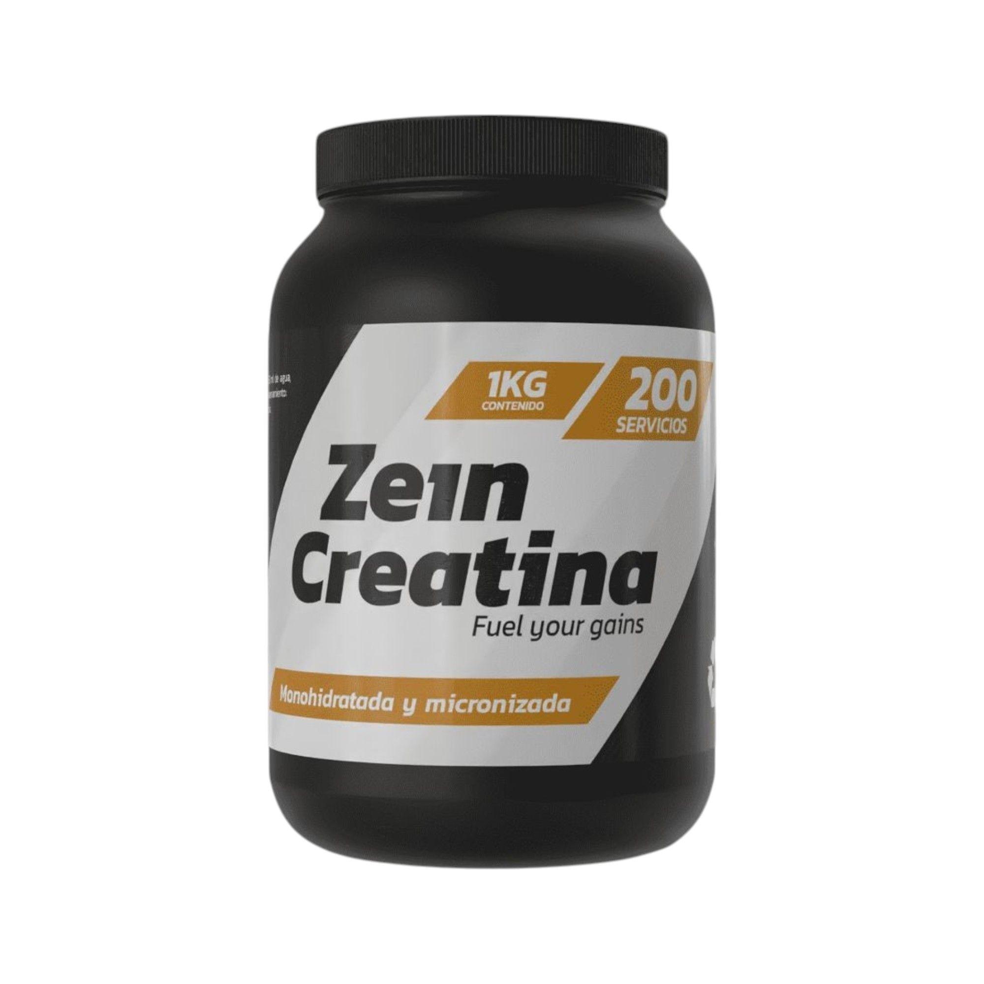 CREATINA MONOHIDRATADA Y MICRONIZADA SIN SABOR 1KG - ZEIN-0