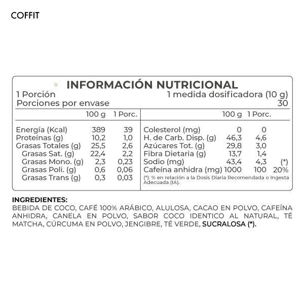 Café Energizante Coffit 300 grs. 100mg cafeína - Revitta-1