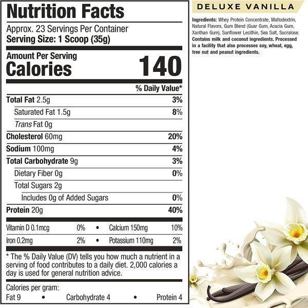 PROTEINA GRASS-FED 100% WHEY PROTEIN -  VAINILLA-1