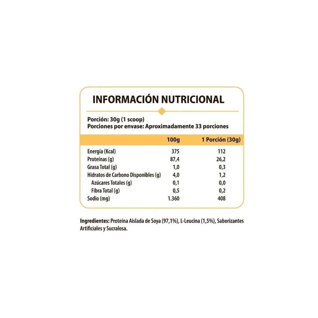PROTEINA ISO SHAKE 2.2LB 33 SERVICIOS MANJAR TRES LECHES - PULSE NUTRITION-1