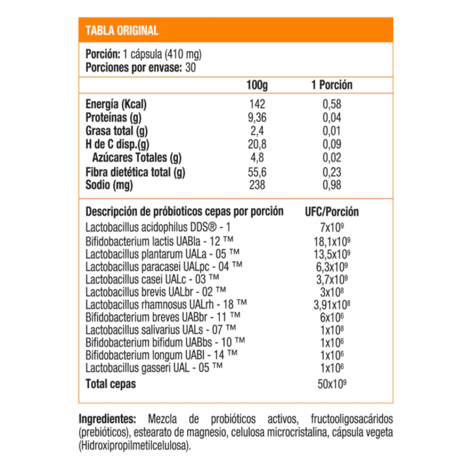 ProBiotix High Potency 30 cápsulas-1