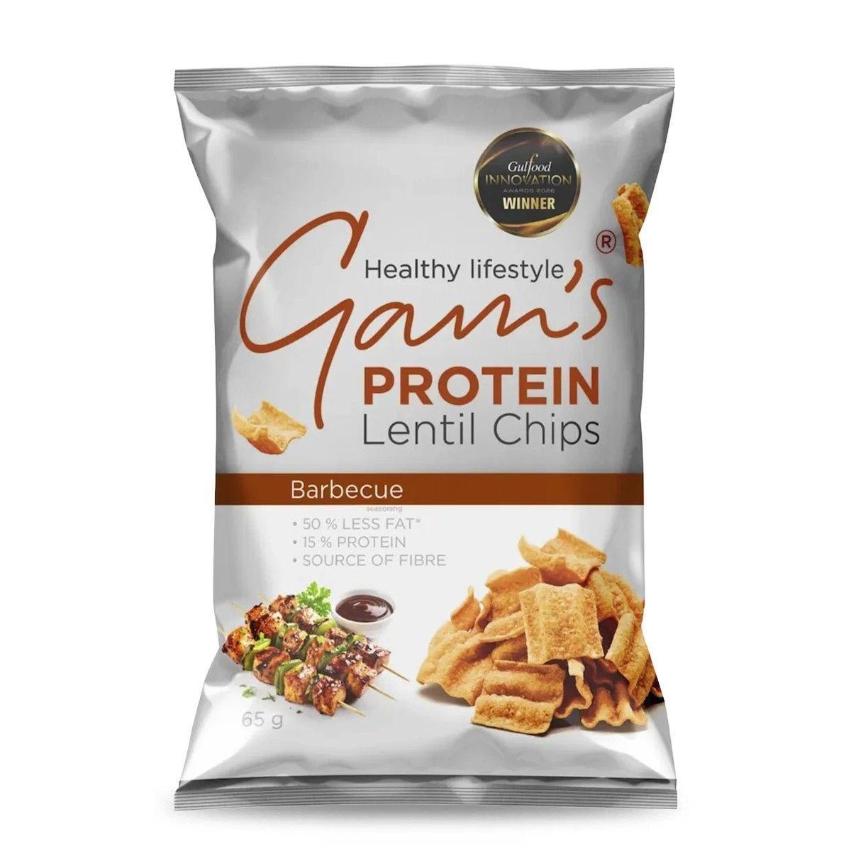 CHIPS DE PROTEINA 65GRS BARBECUE - GAM'S-0