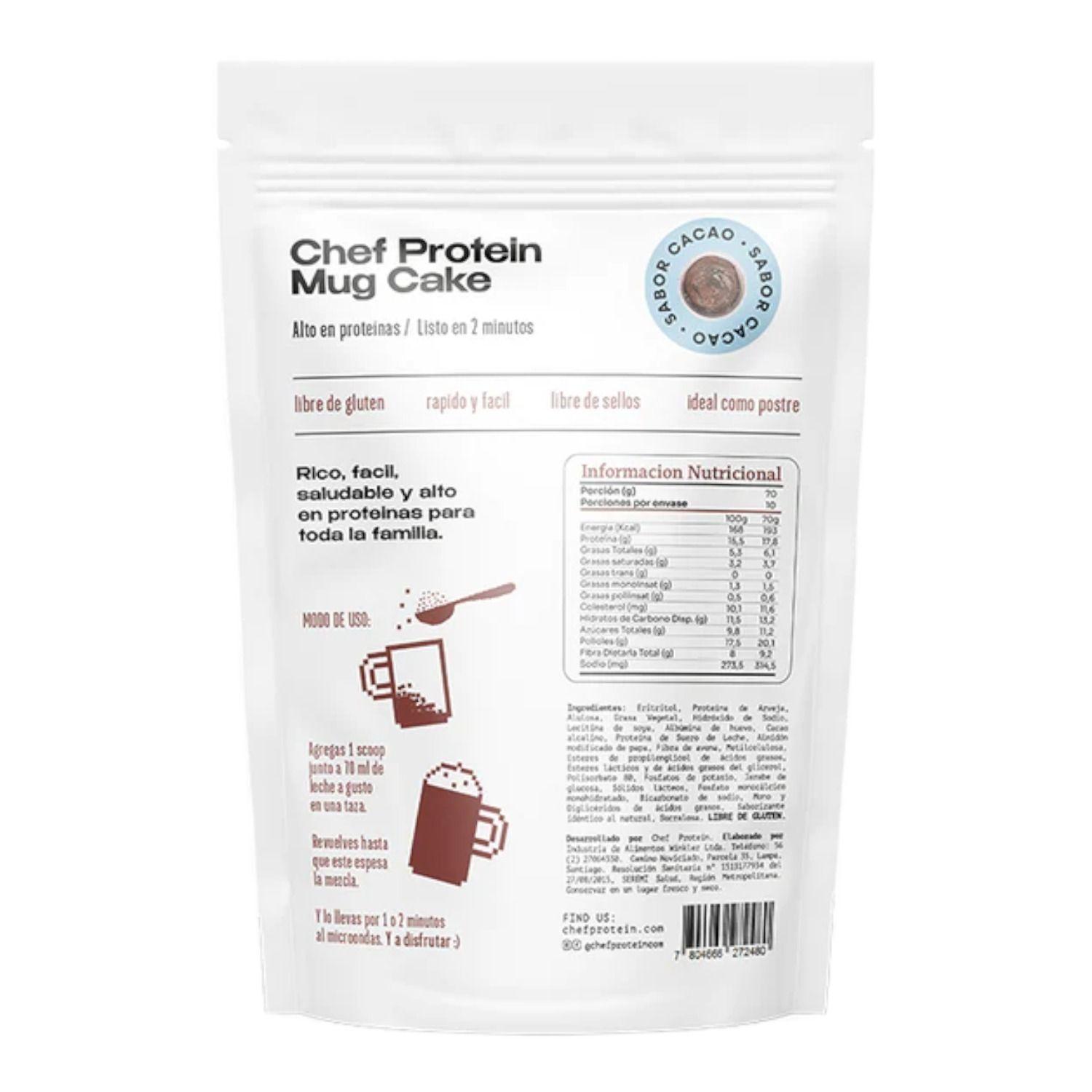MUG CAKE 700GR CACAO – CHEF PROTEIN-1