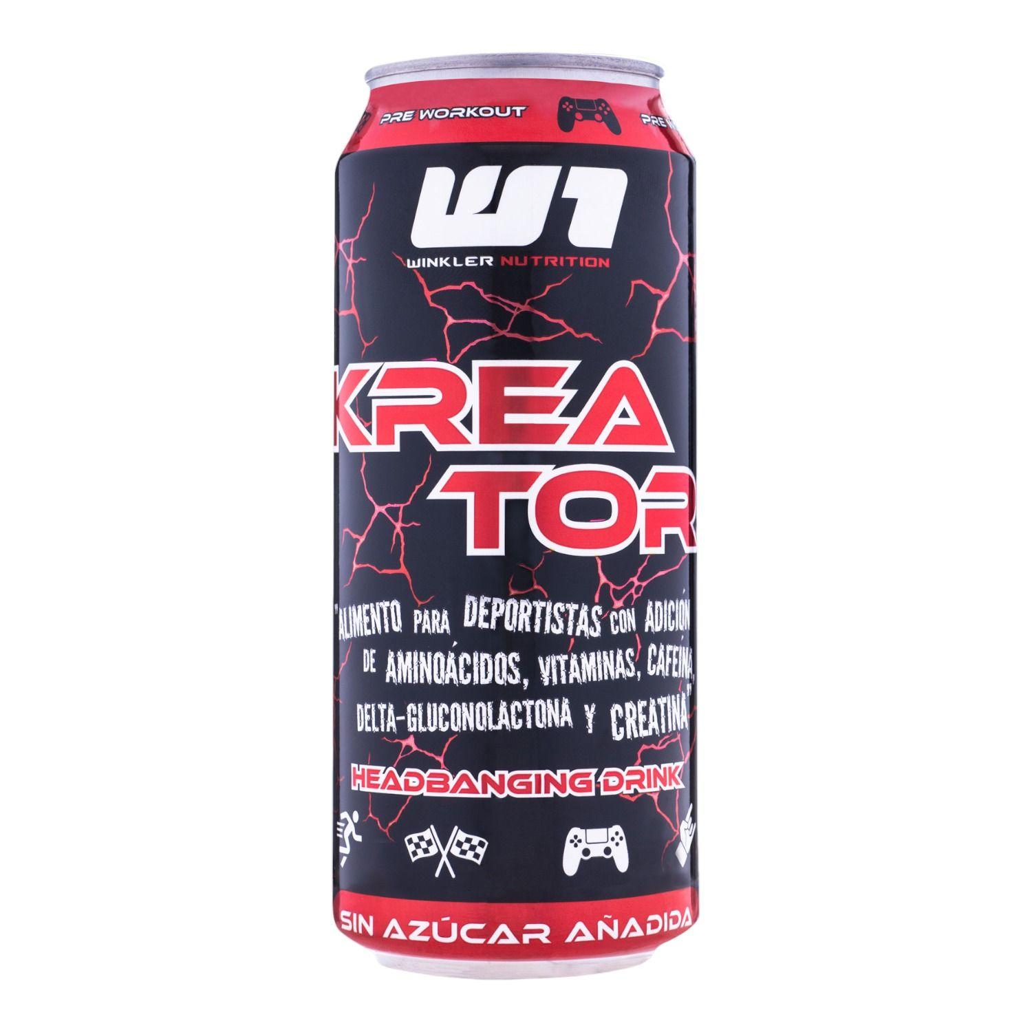 Bebida energética  Kreator Extreme punch 300mg cafeína 473 cc-0