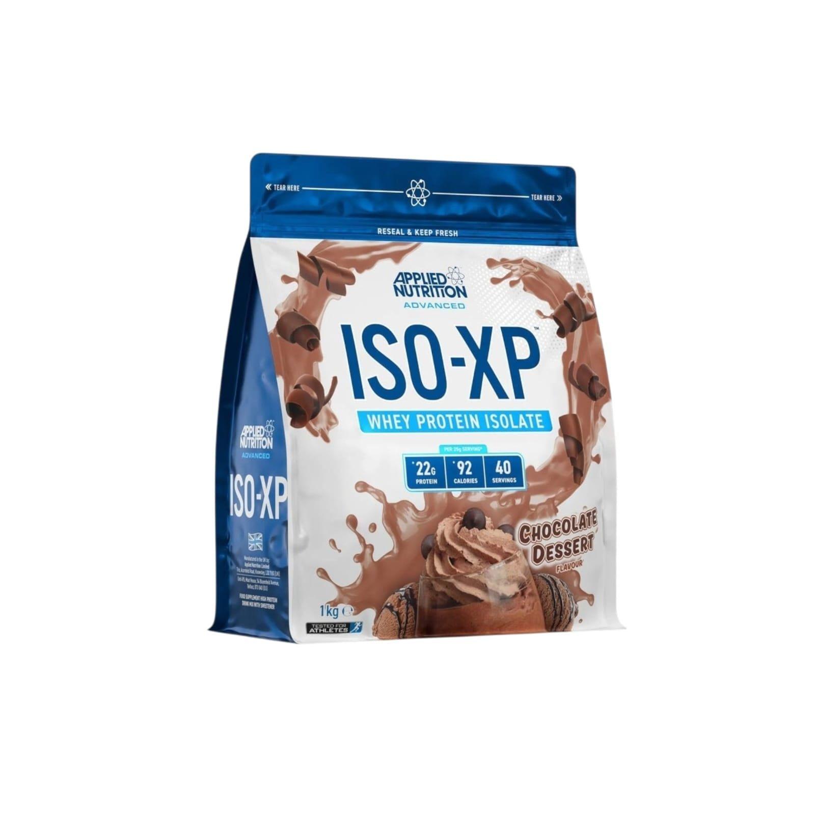 PROTEINA ISO-XP 1KG 40 SERVICIOS CHOCOLATE DESSERT - APPLIED NUTRITION-0