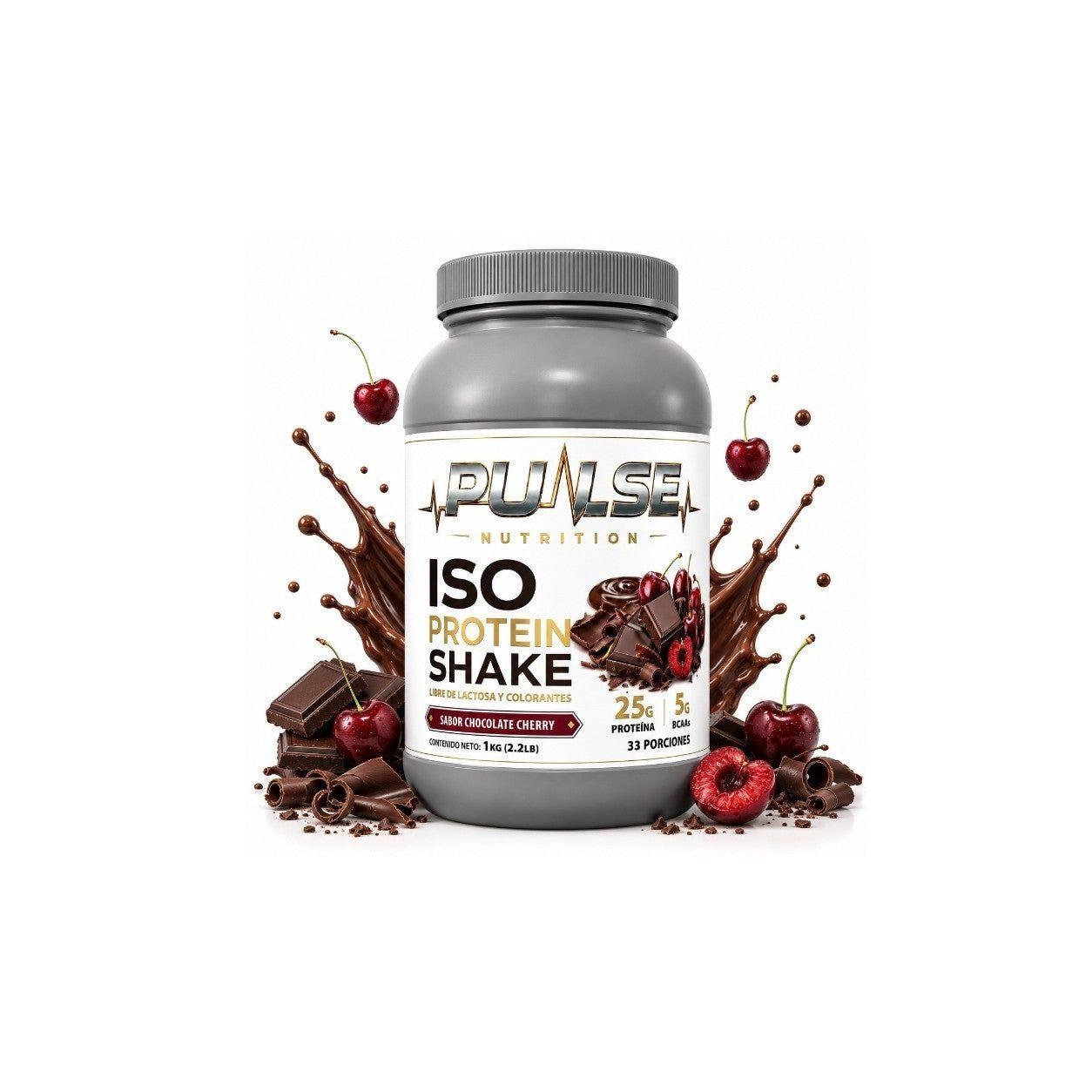 PROTEINA ISO SHAKE 2.2LB 33 SERVICIOS CHOCOLATE CHERRY - PULSE NUTRITION-0