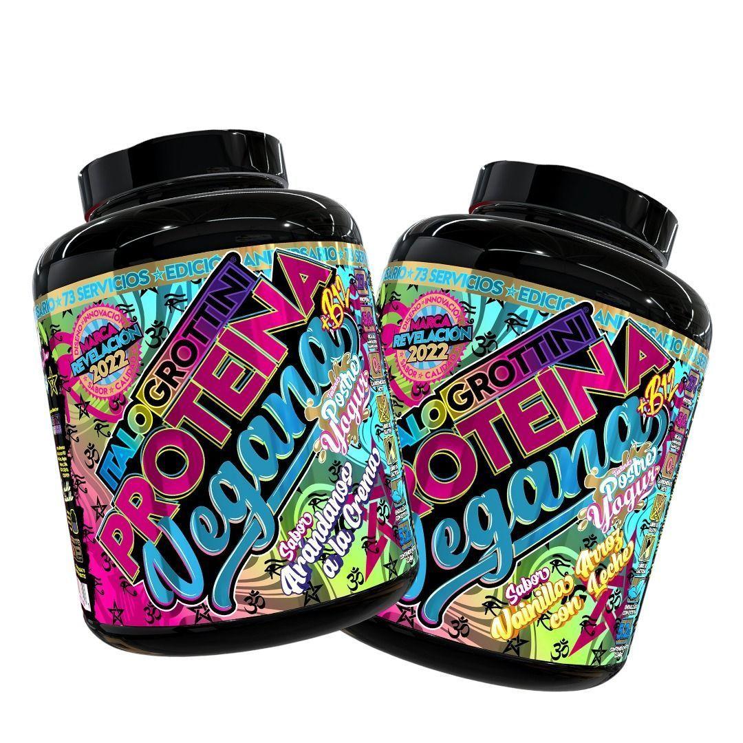 2 PROTEINAS VEGANAS 5LB I.G. ARANDANOS - VAINILLA-0