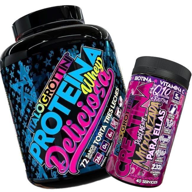 PROTEINA WHEY DELICIOSA TORTA 3 LECHES + CREATINA 40 SV CANDY POP-0