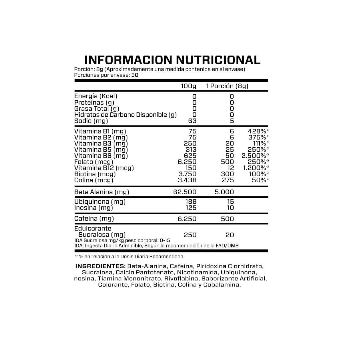 Pack Creatina 300gr + Pre-entreno 240gr - Briahlabs-2
