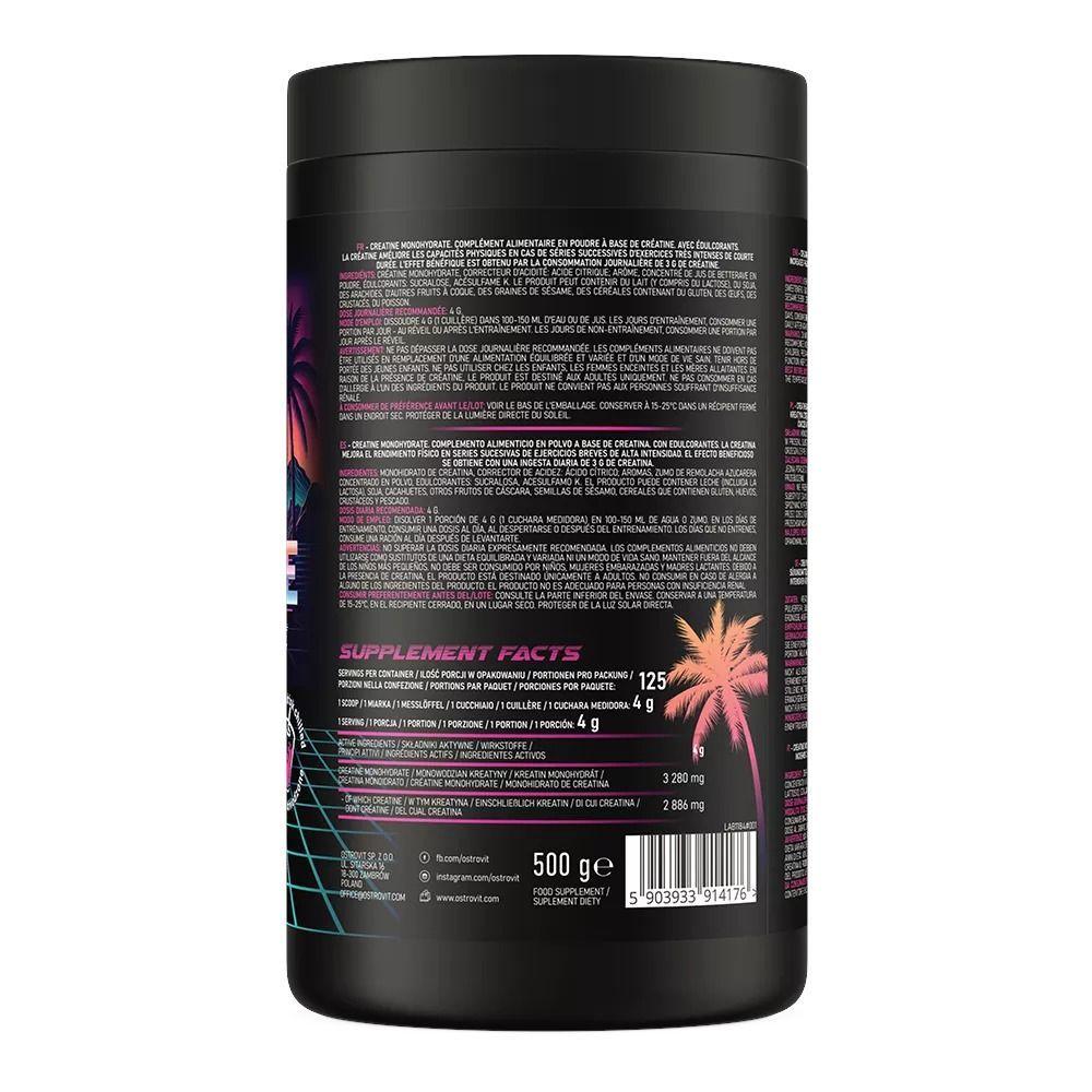 Creatina Ostrovit 500gr - 125 servicios  - sabor Miami Vibes-1