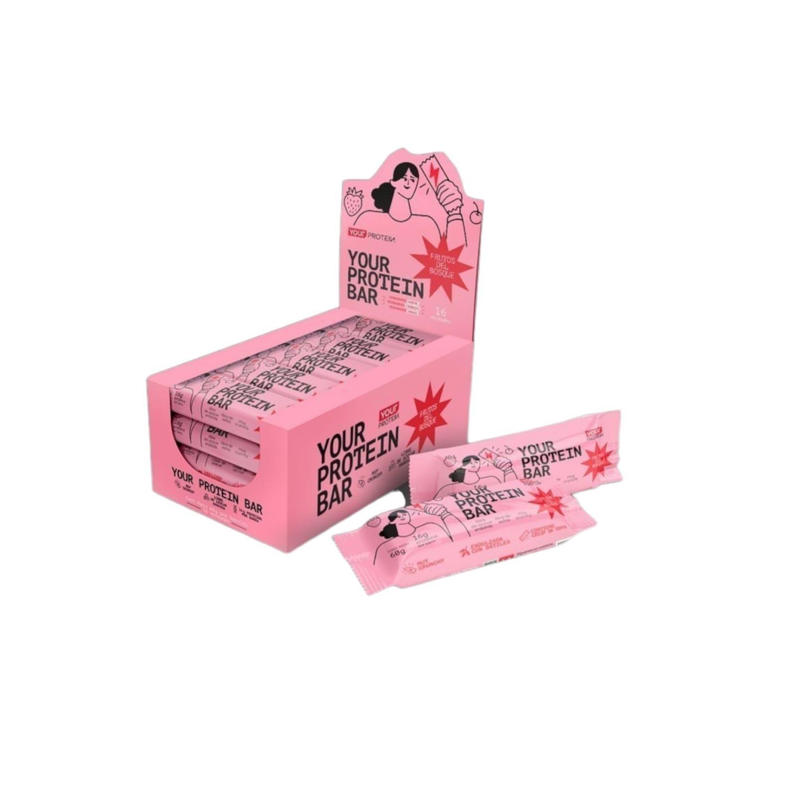 PACK 16 BARRAS YOUR PROTEIN BAR FRUTOS DEL BOSQUE - YOUR PROTEIN-0