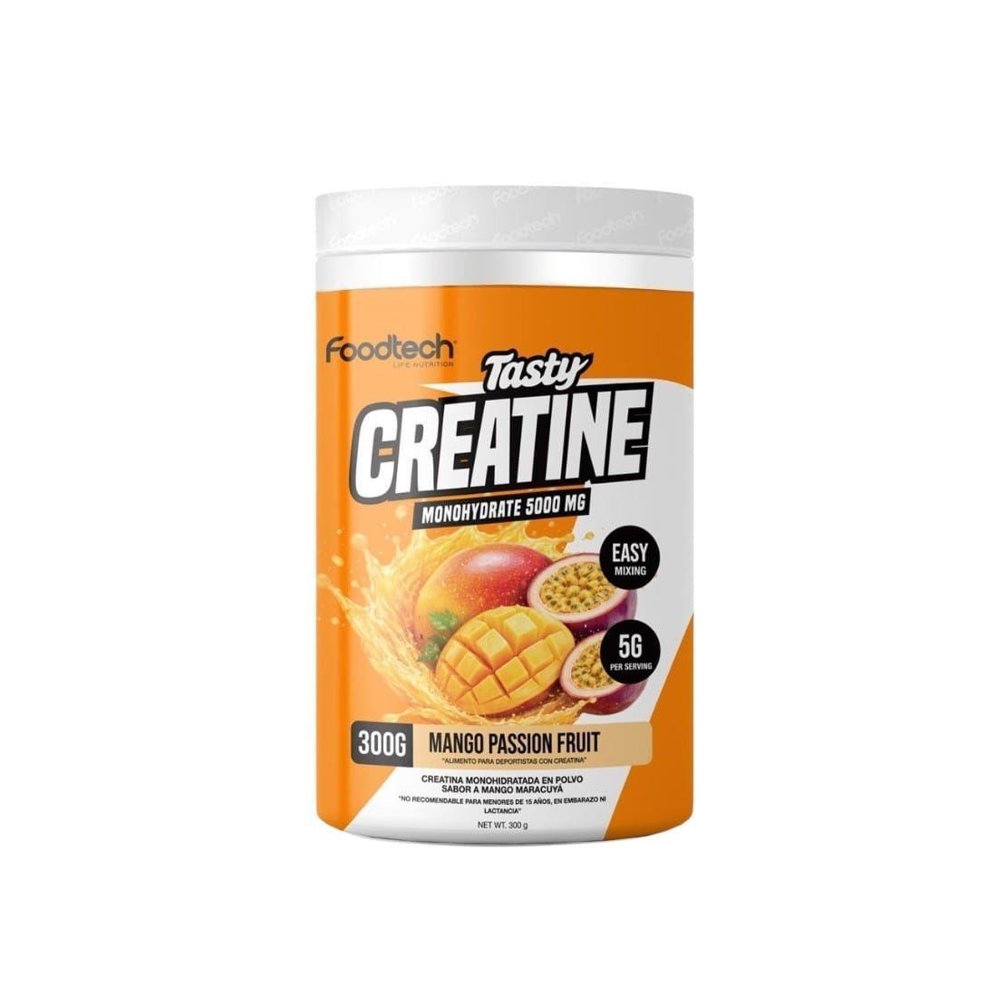 CREATINA MONOHIDRATADA TASTY 300GR MANGO PASSION FRUIT - FOODTECH-0