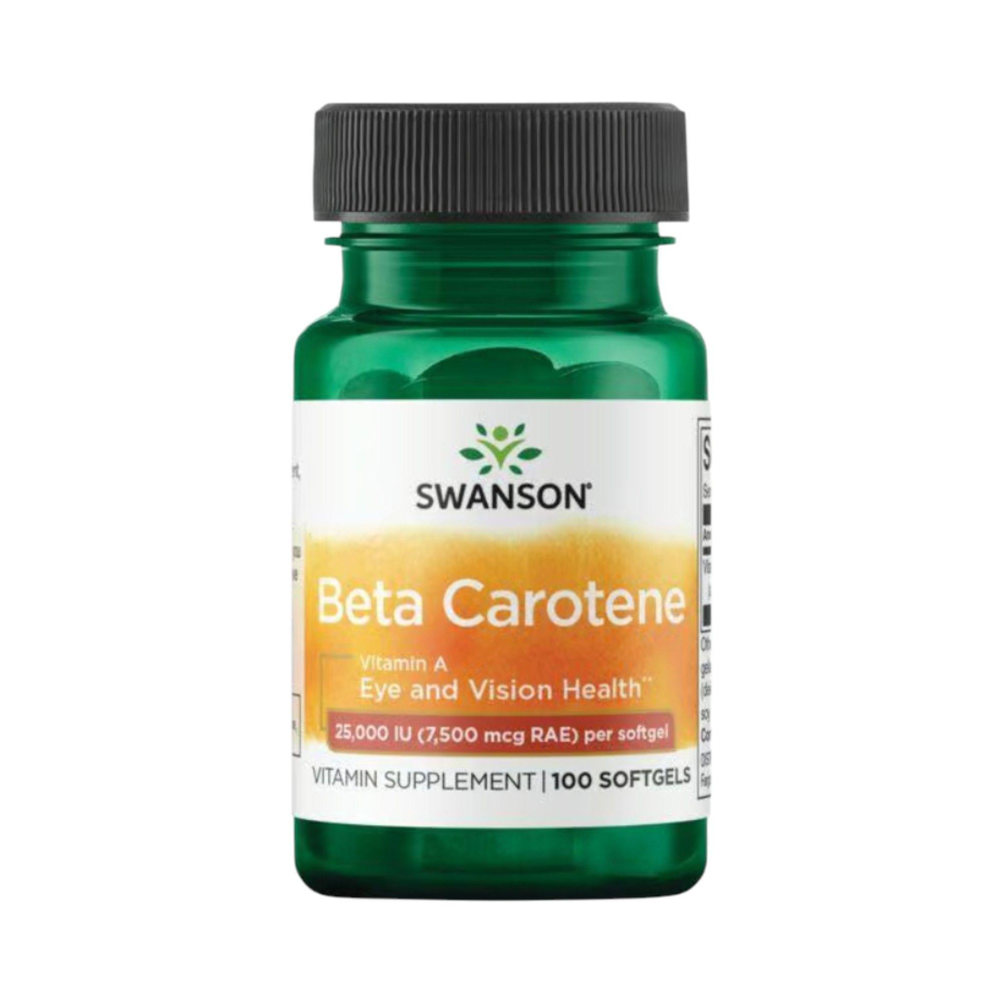 BETACAROTENO 25000 IU 100 SOFTGEL SWANSON-0