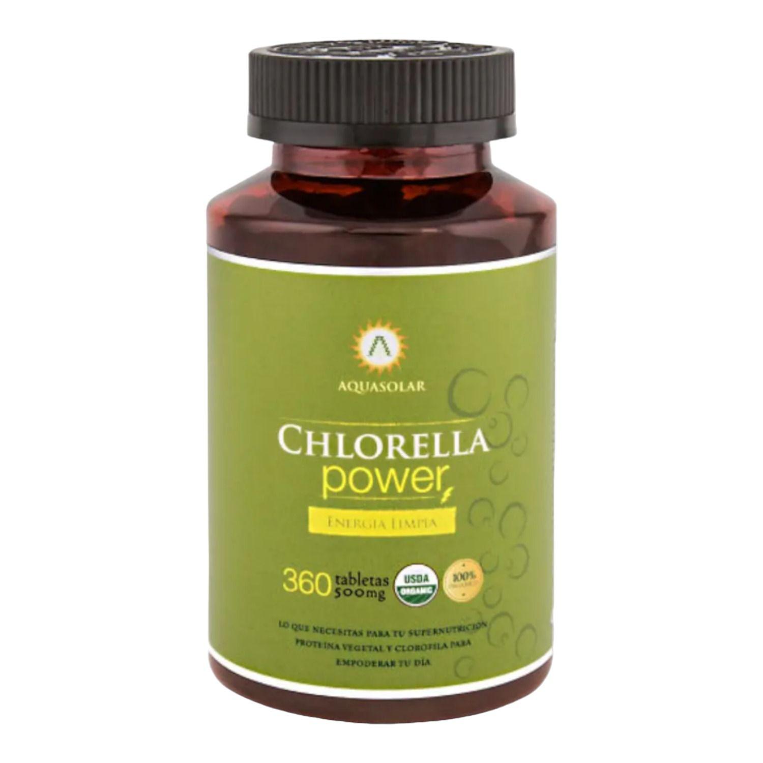 Chlorella Power 360 Tabletas organicas Aquasolar-0