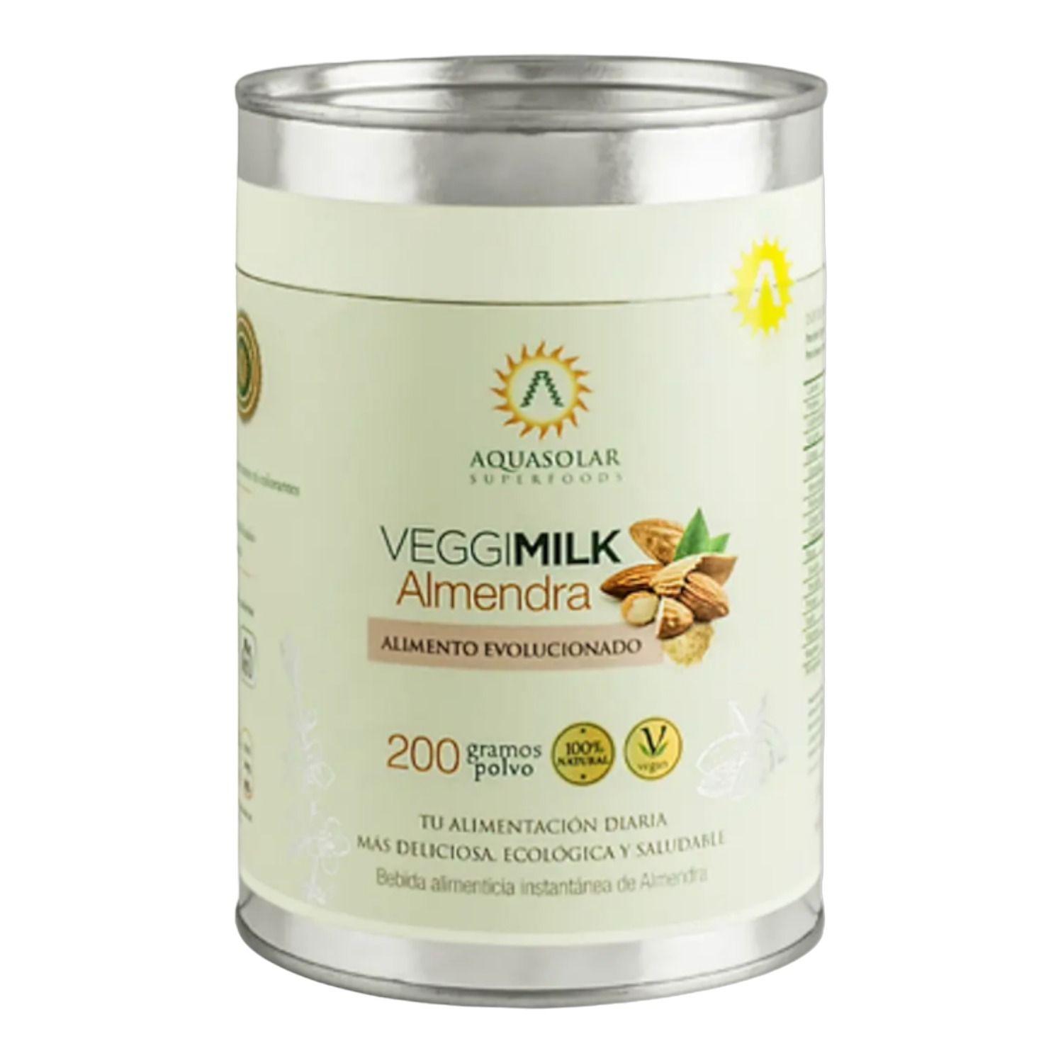 Veggiemilk almendra 600gr Aquasolar-0