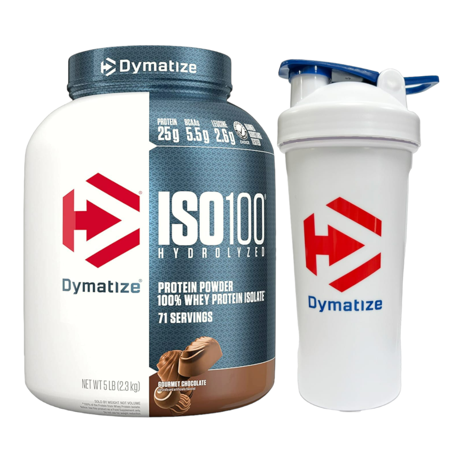 PACK ISO100 HYDROLIZADA CHOCOLATE 5LB MAS SHAKER -0