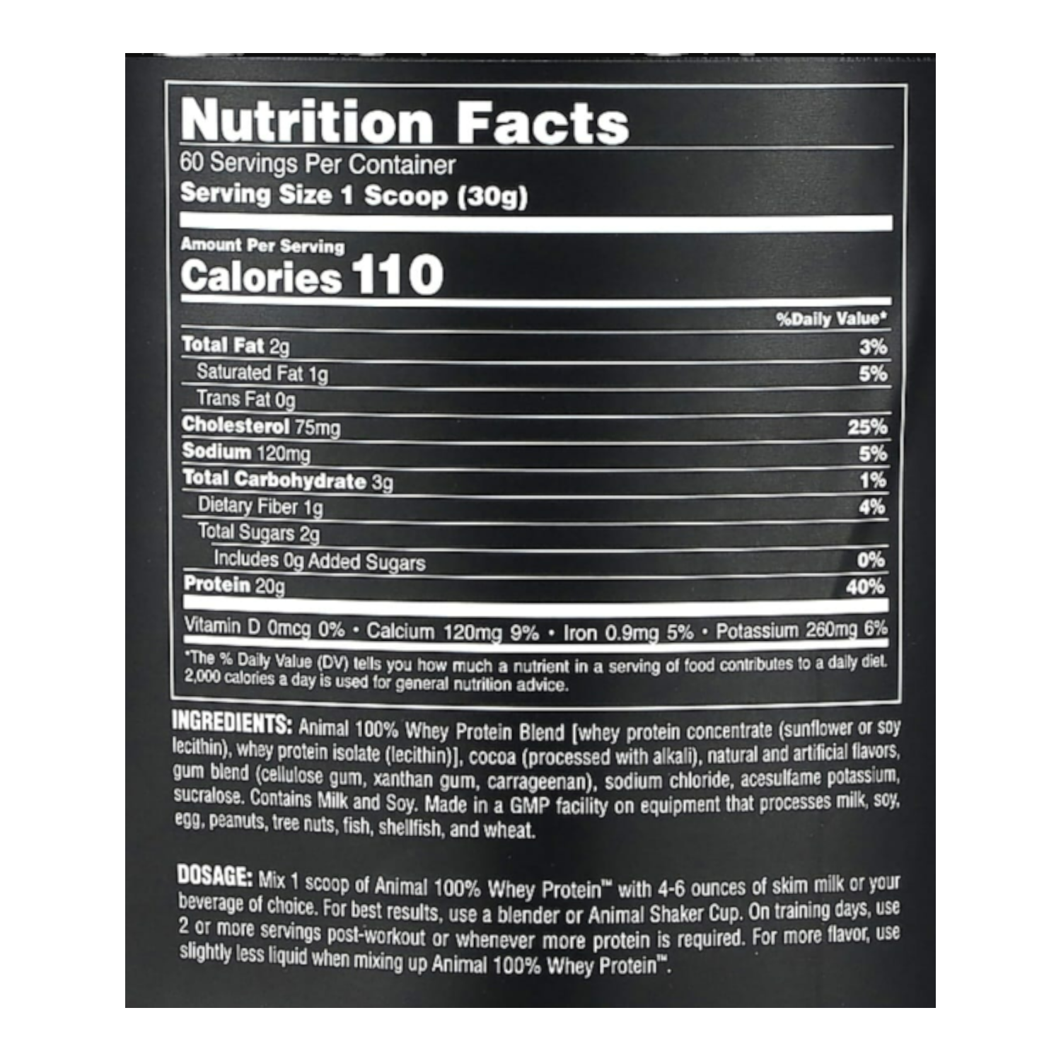 ANIMAL 100% WHEY PROTEIN 4 LB UNIVERSAL NUTRITION-1