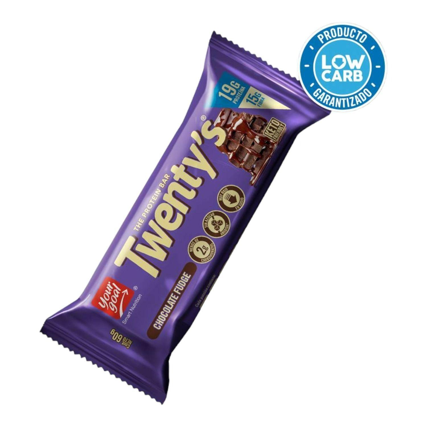 BOX 12 BARRAS TWENTYS CHOCOLATE FUDGE - YOUR GOAL-1