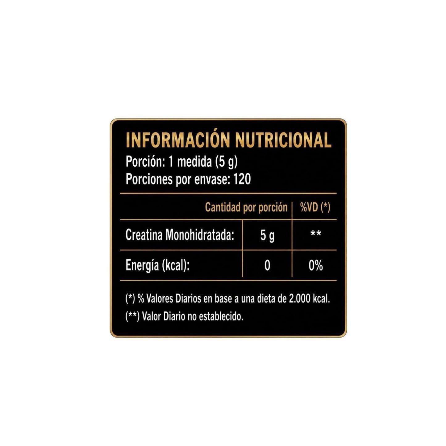 CREATINA MONOHIDRATADA 600GR SIN SABOR - PULSE NUTRITION-1