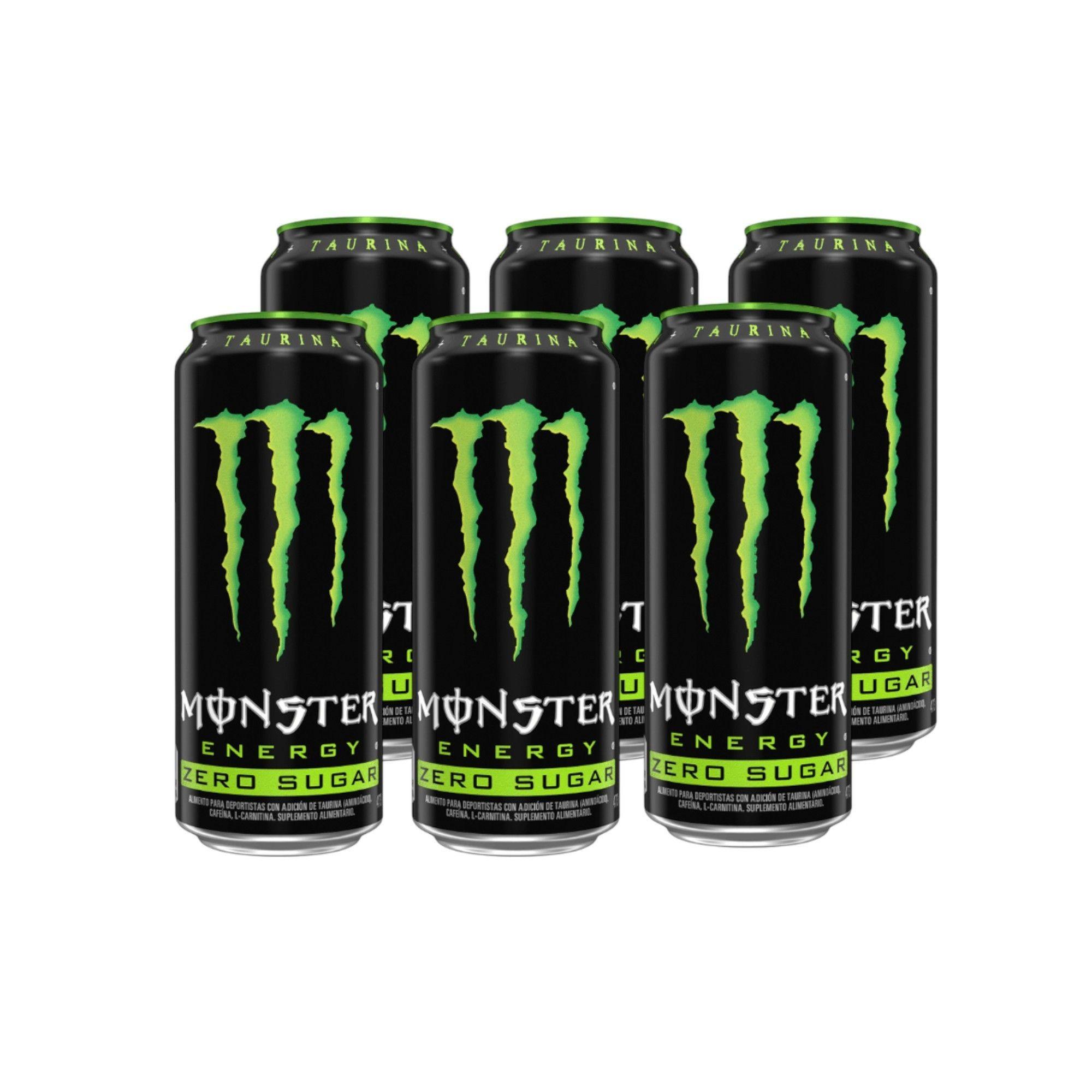 PACK X6 ENERGETICA GREEN ZERO AZUCAR 473ML - MONSTER ENERGY-0