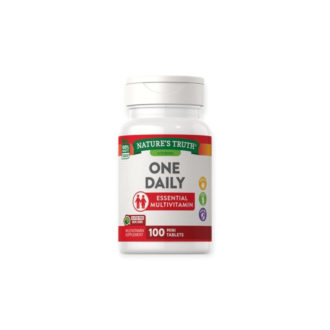 MULTIVITAMINICO ONE DAILY 100 MINI TABLETAS - NATURE'S TRUTH-0