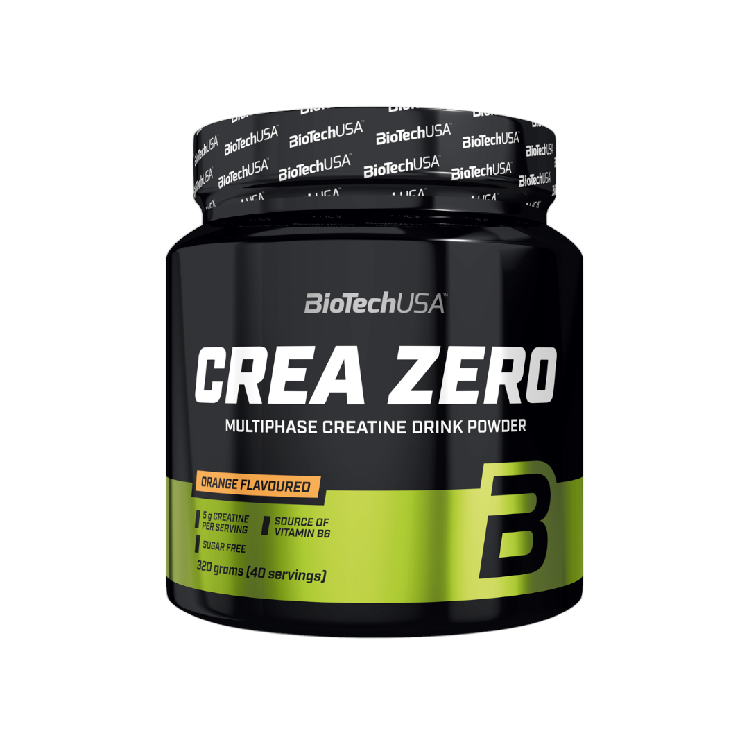 CREATINA - CREA ZERO 320GR ORANGE - BIOTECHUSA-0