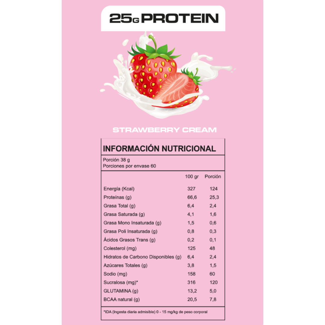 WHEY PROTEIN PRO 5LB - GREATLHETES -  FRUTILLA-1