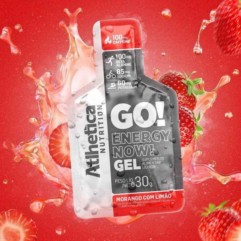 Gel Energizante Go! 10 Unidades Frutilla Limon - Atlhetica-2