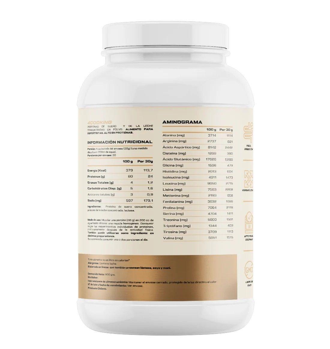 PROTEINA 4COOKING 30 SERVICIOS NATURAL 900GR - 4ACTIVE-1