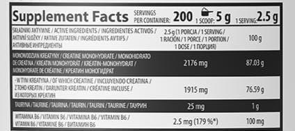 CREATINA MONOHIDRATADA 500GRS LEMON - OSTROVIT-1