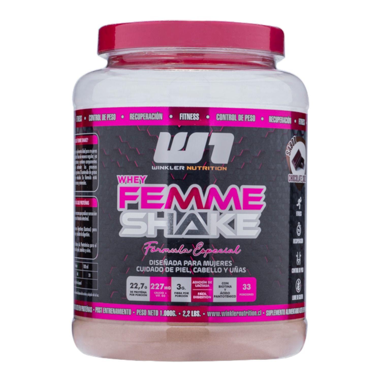 Proteína Femme shake 1kg - 33sv Frutos del bosque - Winkler N-0